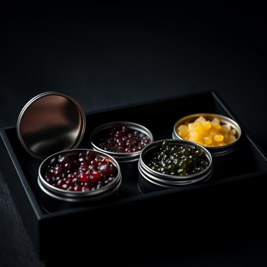 Caviar Flight Quartett